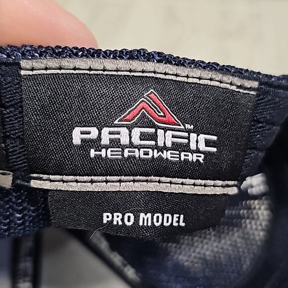 Pacific Headwear Pro Model Blue Trucker Hat Detriot Tigers MLB - Picture 7 of 9